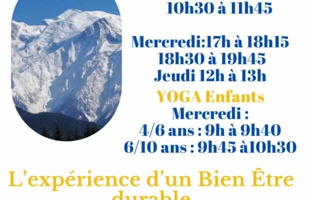 PLANNING COURS YOGA MARIGNIER